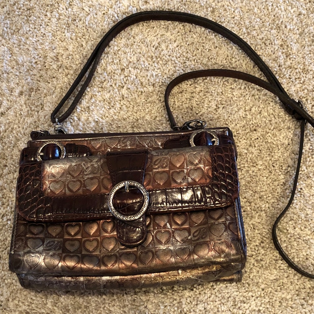 Vintage Brighton Quilted Leather Trixie Crossbody